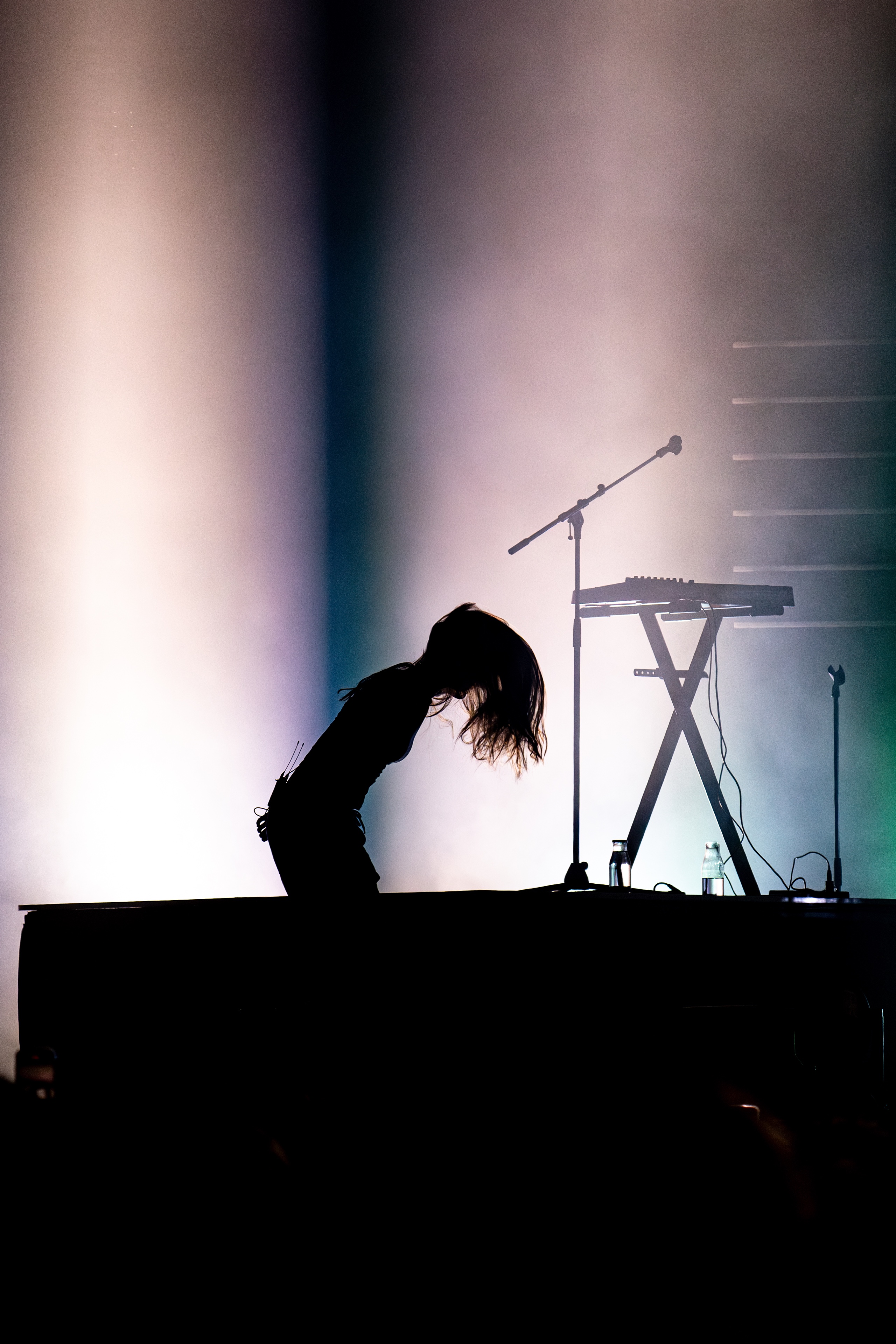 Portrait de scène réalisé pendant un concert